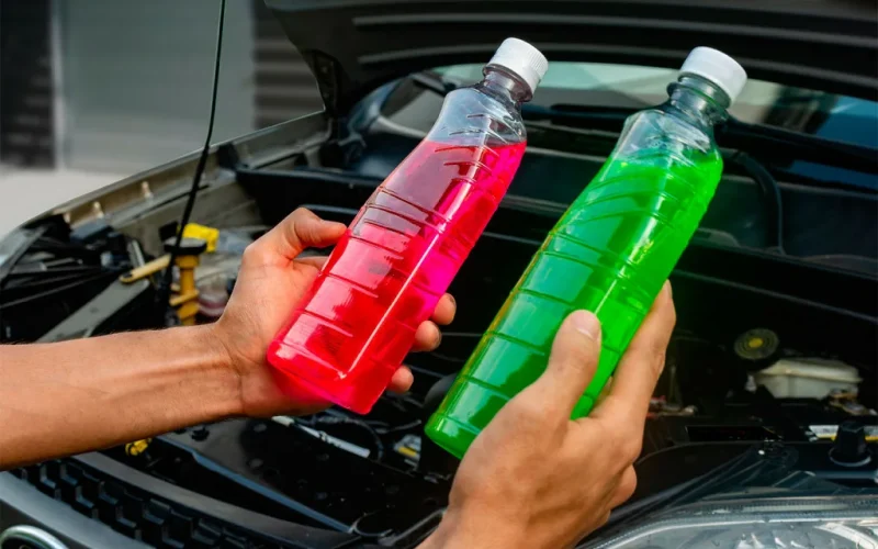 Can antifreeze of different colors be mixed